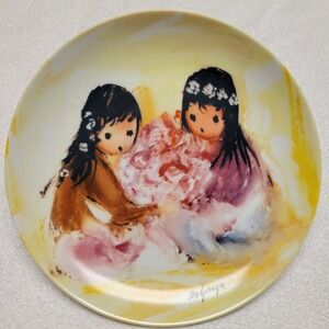 De Grazia "Spring Blossoms" Plate Children of the Sun Collection 1987